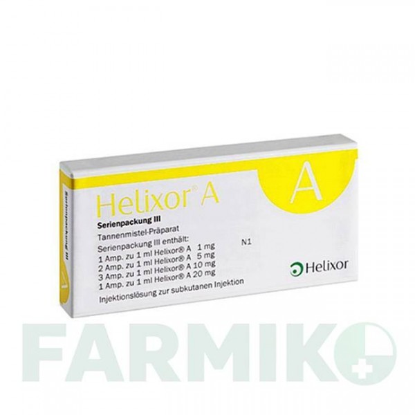 ХЕЛИКСОР (HELIXOR) ампулы 7 шт - Омела HELIXOR HEILMITTEL