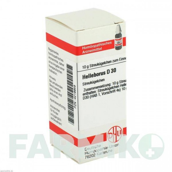ГЕЛЛЕБОРУС (HELLEBORUS) D 30 глобули 10 г - Гомеопатия DHU