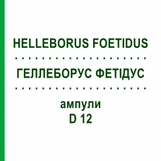 ГЕЛЛЕБОРУС ФЕТИДУС (HELLEBORUS FOETIDUS) D 12 ампулы 8x1 мл - Гомеопатия HELIXOR HEILMITTEL