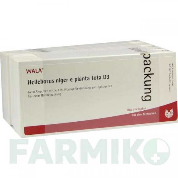 ГЕЛЛЕБОРУС НІГЕР (HELLEBORUS NIGER) D 3 ампули 50x1 мл - Гомеопатія WALA HEILMITTEL
