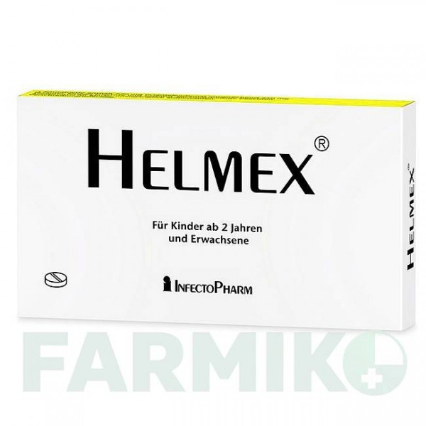 ХЕЛМЕКС (HELMEX) таблетки 4 шт - Пірантел INFECTOPHARM