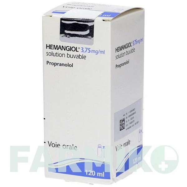 ГЕМАНГИОЛ (HEMANGIOL) 3,75 мг/мл раствор 120 мл - Пропранолол CC PHARMA