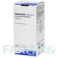 ГЕМАНГІОЛ (HEMANGIOL) 3,75 мг/мл розчин 120 мл - Пропранолол PARANOVA PACK