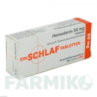 ГЕМОДОРМ (HEMODORM) 50 мг таблетки 20 шт - Дифенгідрамін HEMOPHARM