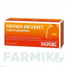 ГЕПАР (HEPAR) таблетки 40 шт - Гомеопатия HEVERT