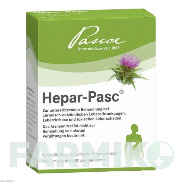 ГЕПАР (HEPAR) таблетки 100 шт - Плоды расторопши пятнистой PASCOE