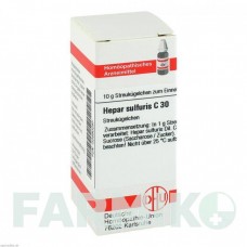 ГЕПАР СУЛЬФУРИС (HEPAR SULFURIS) C 30 глобули 10 г - Гомеопатия DHU