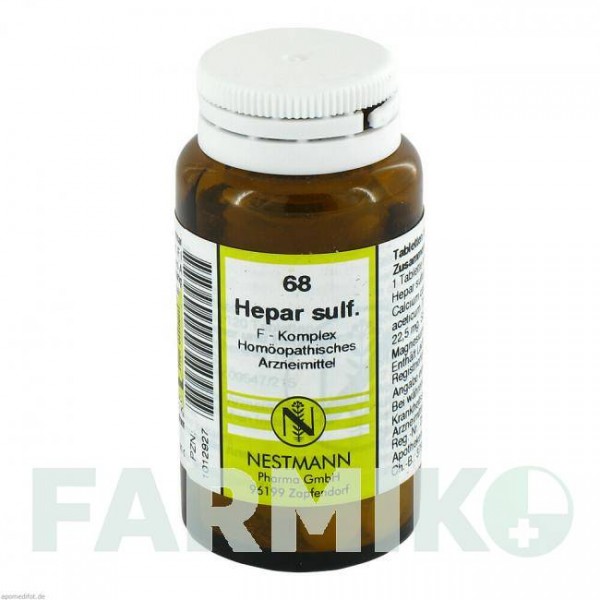 ГЕПАР СУЛЬФУРІС (HEPAR SULFURIS) таблетки 120 шт - Гомеопатія NESTMANN PHARMA