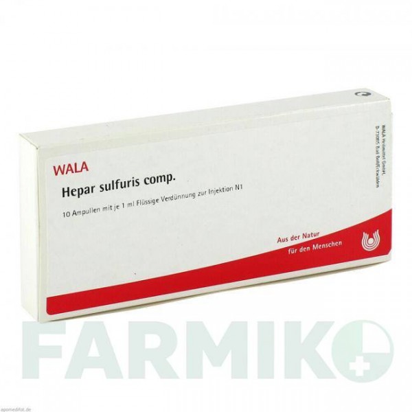 ГЕПАР СУЛЬФУРІС (HEPAR SULFURIS) ампули 10x1 мл - Гомеопатія WALA HEILMITTEL