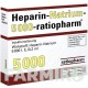 ГЕПАРИН НАТРИУМ (HEPARIN NATRIUM) 5000 ампулы 20 шт - Гепарин RATIOPHARM