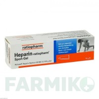 ГЕПАРИН (HEPARIN) гель 50 г - Гепарин RATIOPHARM
