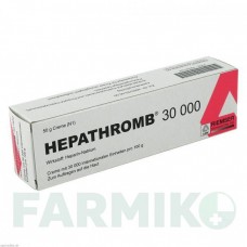 ГЕПАТРОМБ (HEPATHROMB) 30000 крем 50 г - Гепарин ESTEVE PHARMACEUTICALS