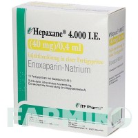ГЕПАКСАН (HEPAXANE) 4000 МО 40 мг/0,4 мл розчин 10 шт - Еноксапарин ITF PHARMA