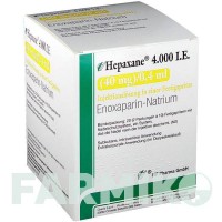 ГЕПАКСАН (HEPAXANE) 4000 МО 40 мг/0,4 мл розчин 20 шт - Еноксапарин ITF PHARMA