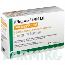 ГЕПАКСАН (HEPAXANE) 6000 МЕ 60 мг/0,6 мл раствор 24 шт - Эноксапарин ITF PHARMA