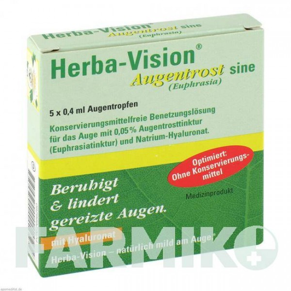 ХЕРБА ВИЗИОН (HERBA VISION) капли 5x0,4 мл - Активные вещества OMNIVISION