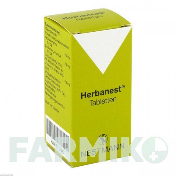 ГЕРБАНЕСТ (HERBANEST) таблетки 100 шт - Гомеопатия NESTMANN PHARMA