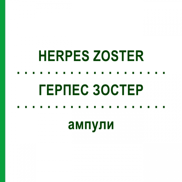 ГЕРПЕС ЗОСТЕР (HERPES ZOSTER) ампули 100 шт - Гомеопатія BIOLOGISCHE HEILMITTEL HEEL