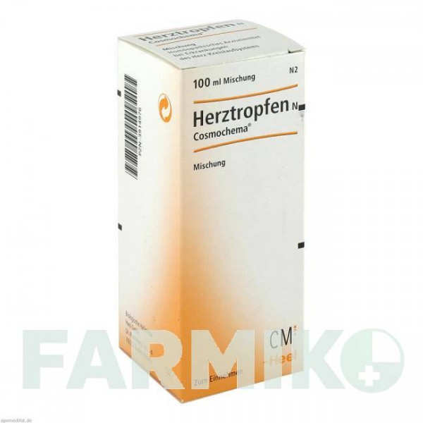 ГЕРЦТРОПФЕН (HERZTROPFEN) капли 100 мл - Гомеопатия BIOLOGISCHE HEILMITTEL HEEL
