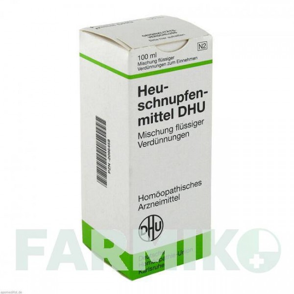 ХУШНУПФЕНМИТТЕЛЬ (HEUSCHNUPFENMITTEL) смесь 100 мл - Гомеопатия DHU