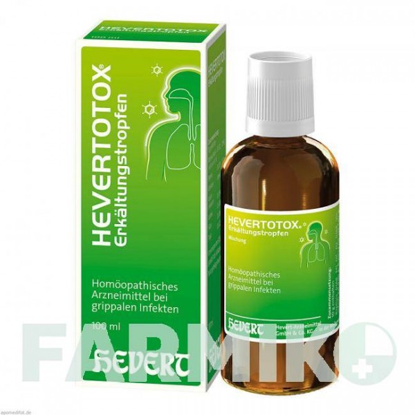 ГЕВЕРТОТОКС (HEVERTOTOX) капли 100 мл - Гомеопатия HEVERT