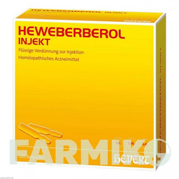 ГЕВЕБЕРБЕРОЛ (HEWEBERBEROL) ампули 100 шт - Гомеопатія HEVERT