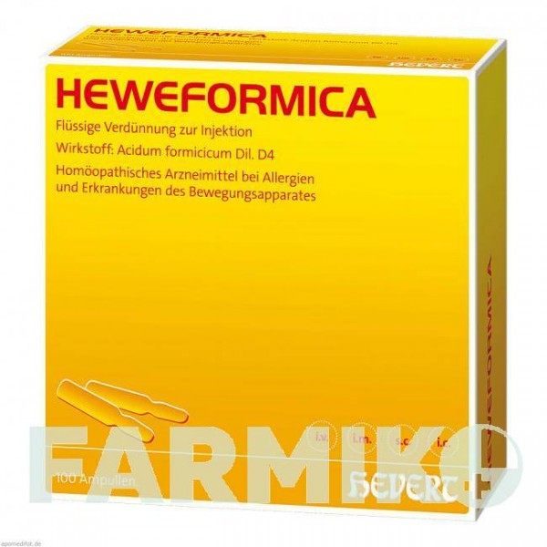 ГЕВЕФОРМИКА (HEWEFORMICA) ампулы 100 шт - Гомеопатия HEVERT