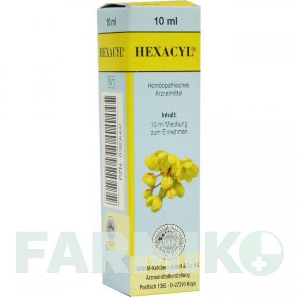 ГЕКСАЦИЛ (HEXACYL) краплі 10 мл - Гомеопатія SANUM-KEHLBECK