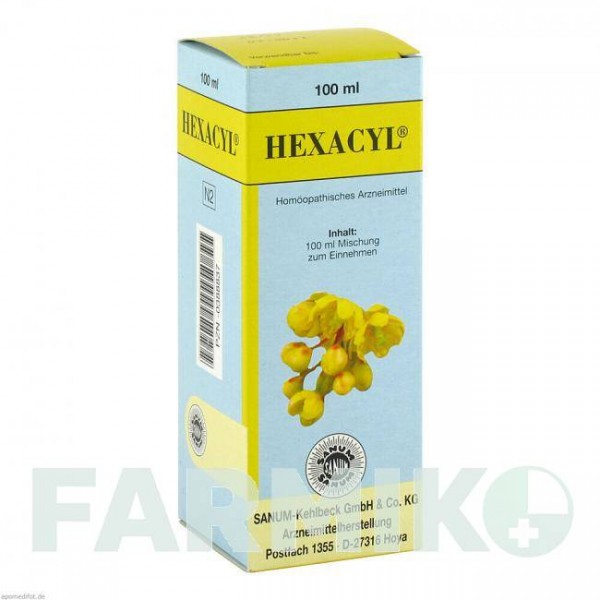 ГЕКСАЦИЛ (HEXACYL) капли 100 мл - Гомеопатия SANUM-KEHLBECK