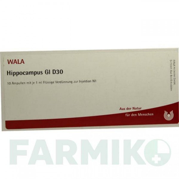 ГІППОКАМПУС (HIPPOCAMPUS) D 30 ампули 10x1 мл - Гомеопатія WALA HEILMITTEL