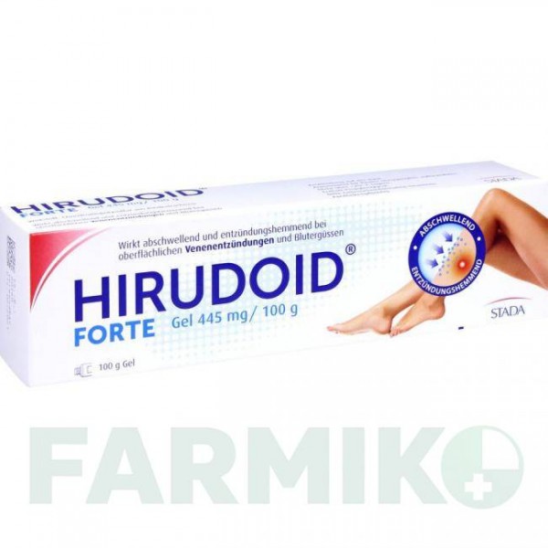ГИРУДОИД (HIRUDOID) 445 мг/100 г гель 100 г - Полиэфир серной кислоты STADA