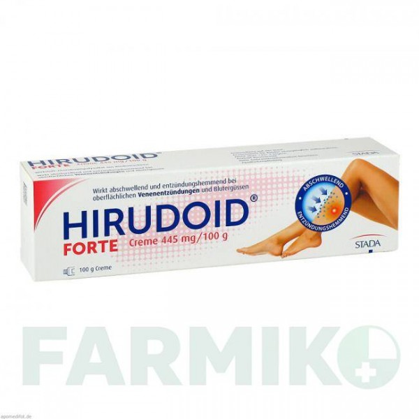 ГИРУДОИД (HIRUDOID) 445 мг/100 г крем 100 г - Полиэфир серной кислоты STADA