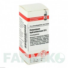 ГИСТАМИНУМ (HISTAMINUM) D 6 глобули 10 г - Гомеопатия DHU