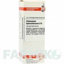 ГИСТАМИНУМ (HISTAMINUM) D 6 раствор 20 мл - Гомеопатия DHU