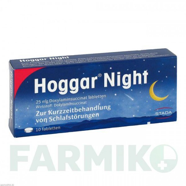 ХОГГАР (HOGGAR) таблетки 10 шт - Доксиламин STADA