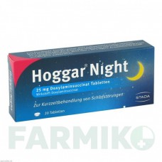 ХОГГАР (HOGGAR) таблетки 20 шт - Доксиламин STADA