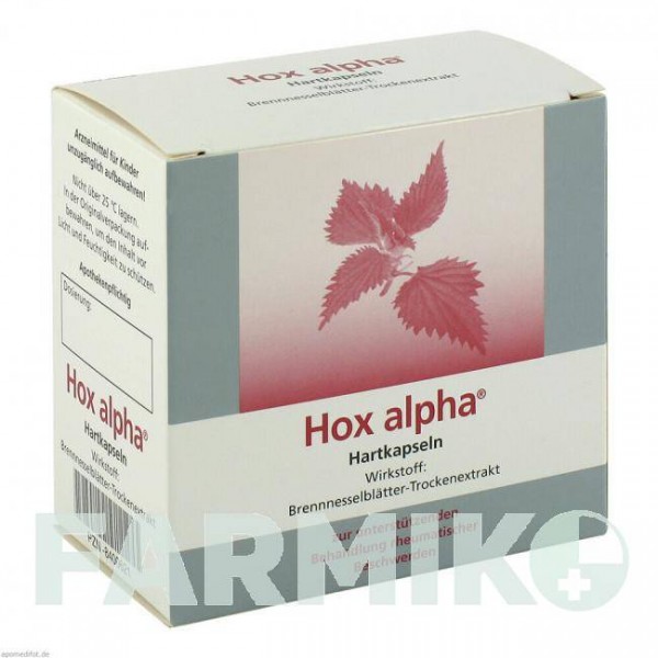 ХОКС (HOX) капсулы 100 шт - Листья крапивы STRATHMANN