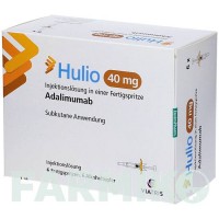 ХУЛИО (HULIO) 40 мг/0,8 мл раствор 2 шт - Адалимумаб EURIMPHARM