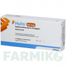 ХУЛІО (HULIO) 40 мг/0,8 мл розчин 2 шт - Адалімумаб KOHLPHARMA