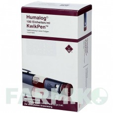 ХУМАЛОГ (HUMALOG) 100 ЕД/мл раствор 10 шт - Инсулин лизпро ACA MULLER-ADAG PHARMA