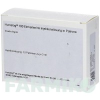 ХУМАЛОГ (HUMALOG) 100 ОД/мл розчин 10x3 мл - Інсулін лізпро CC PHARMA