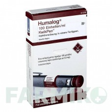 ХУМАЛОГ (HUMALOG) 100 ОД/мл розчин 5 шт - Інсулін лізпро DOCPHARM