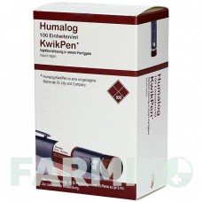 ХУМАЛОГ (HUMALOG) 100 ЕД/мл раствор 10 шт - Инсулин лизпро KOHLPHARMA