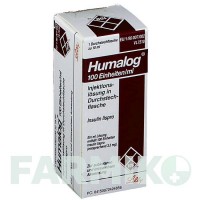 ХУМАЛОГ (HUMALOG) 100 ОД/мл розчин 1x10 мл - Інсулін лізпро LILLY