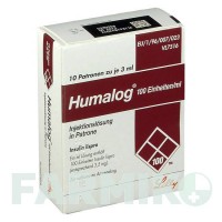 ХУМАЛОГ (HUMALOG) 100 ОД/мл розчин 10x3 мл - Інсулін лізпро LILLY