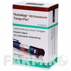 ХУМАЛОГ (HUMALOG) 100 ЕД/мл раствор 10x3 мл - Инсулин лизпро LILLY