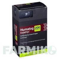 ХУМАЛОГ (HUMALOG) 200 ОД/мл розчин 10x3 мл - Інсулін лізпро KOHLPHARMA