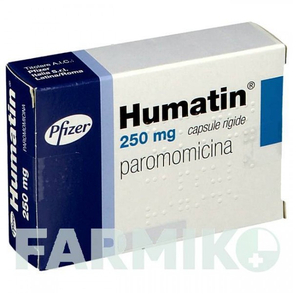 ХУМАТИН (HUMATIN) капсули 28 шт - Паромоміцин CC PHARMA