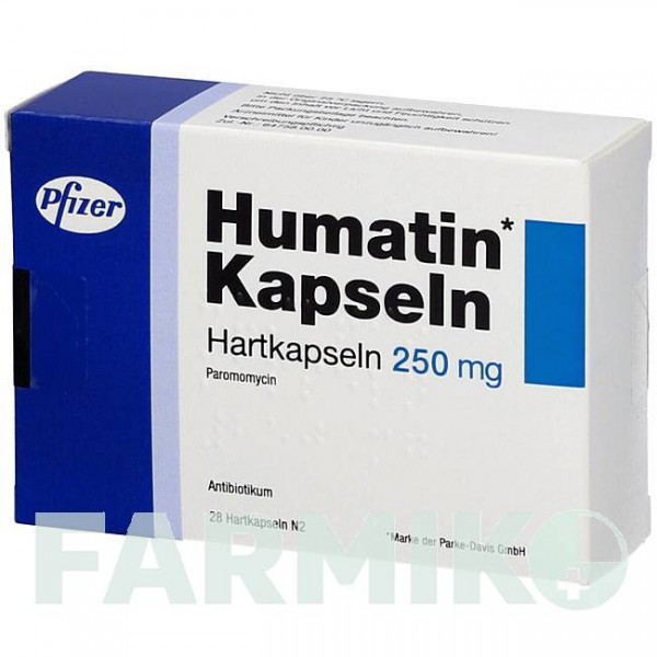 ХУМАТИН (HUMATIN) капсулы 28 шт - Паромомицин EMRA-MED
