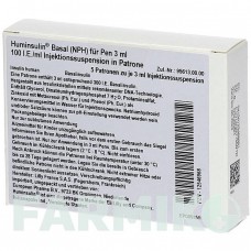 ХУМИНСУЛИН (HUMINSULIN) суспензия 10x3 мл - Инсулин (человеческий) EUROPEAN PHARMA
